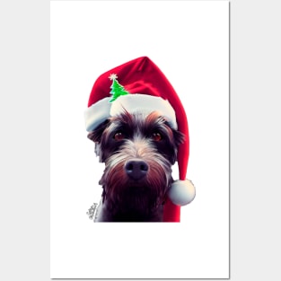 Christmas Funny dog Posters and Art